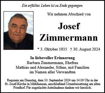 Josef Zimmermann