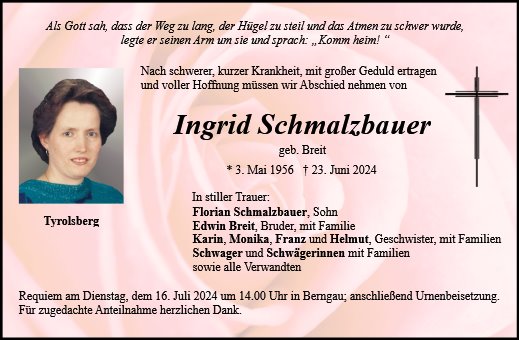 Ingrid Schmalzbauer