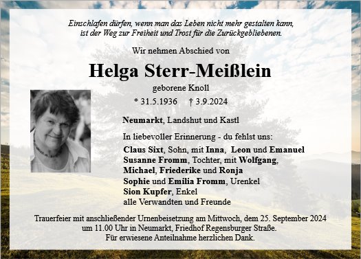 Helga Sterr-Meißlein