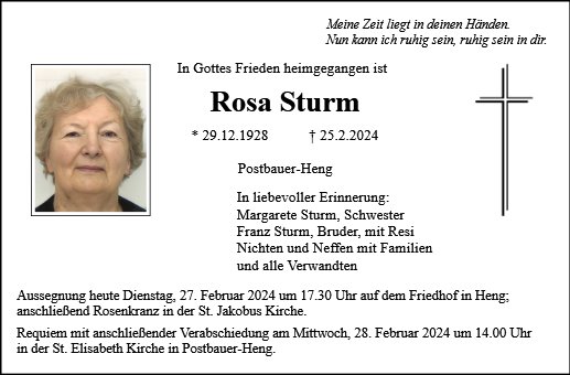 Rosa Sturm