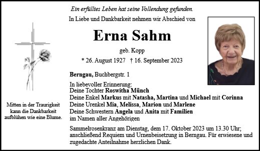 Erna Sahm