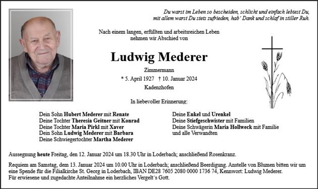 Ludwig Mederer