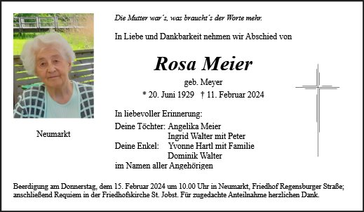 Rosa Meier