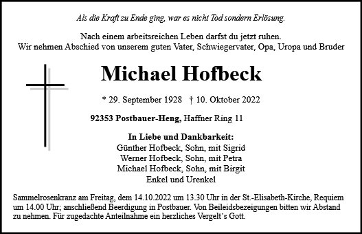 Michael Hofbeck