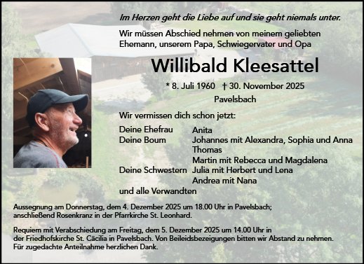Willibald Kleesattel