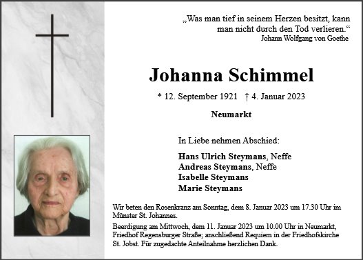Johanna Schimmel