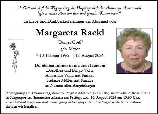 Margareta Rackl