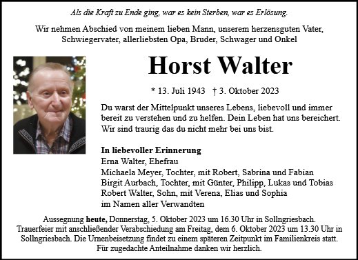 Horst Walter