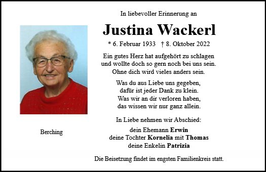 Justina Wackerl