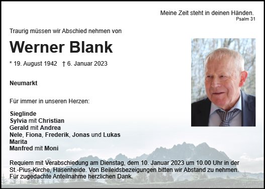 Werner Blank