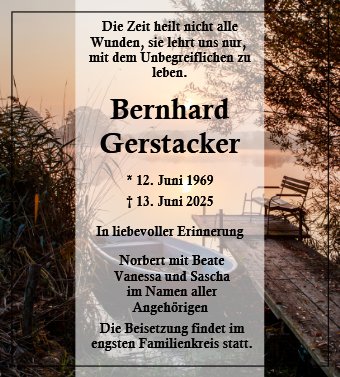Bernhard Gerstacker
