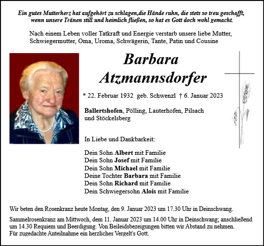 Barbara Atzmannsdorfer