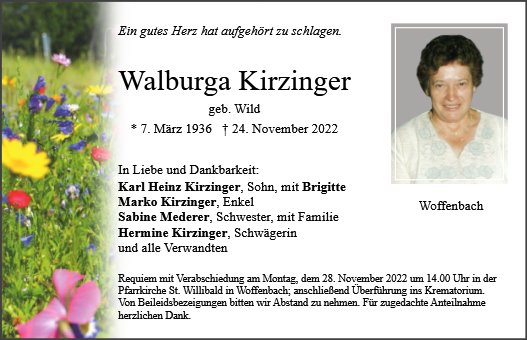 Walburga Kirzinger