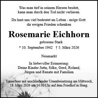 Rosemarie Eichhorn