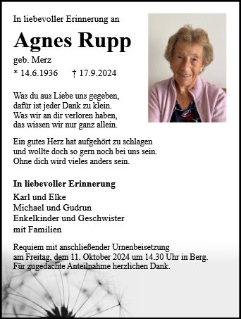 Agnes Rupp