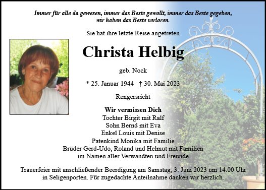 Christa Helbig