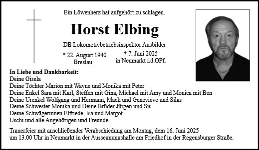 Horst Elbing