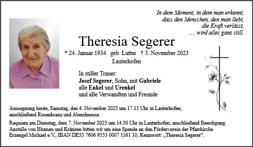 Theresia Segerer