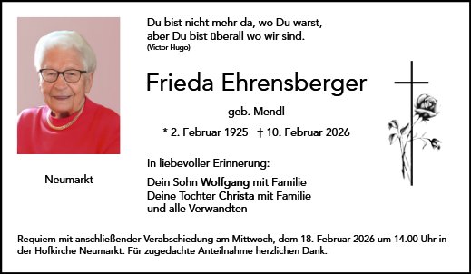 Frieda Ehrensberger