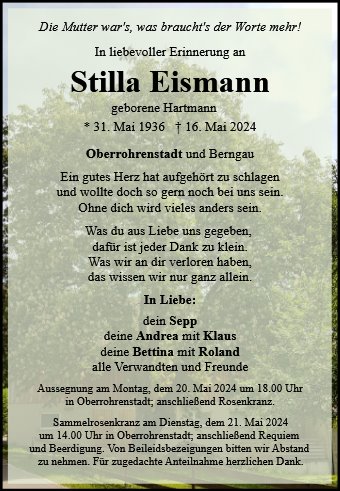 Stilla Eismann