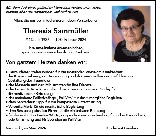 Theresia Sammüller