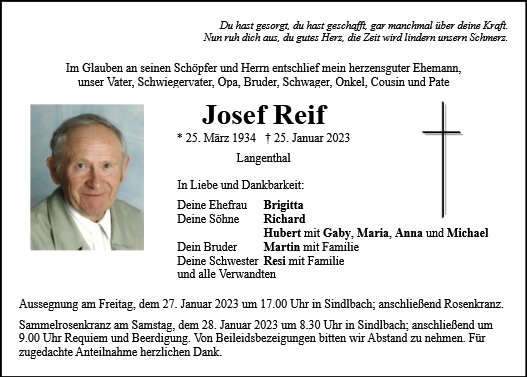 Josef Reif