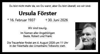 Ursula Förster