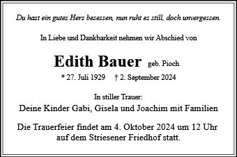 Edith Bauer