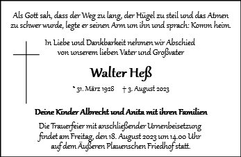 Walter Heß