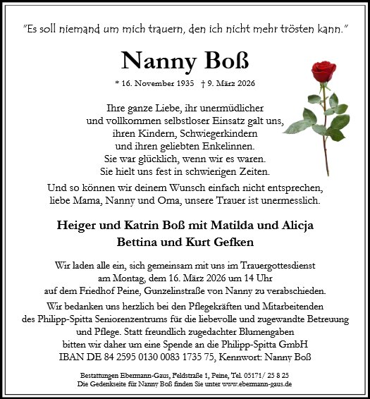 Nanny Boß