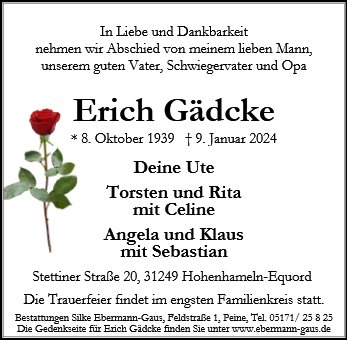 Erich Gädcke