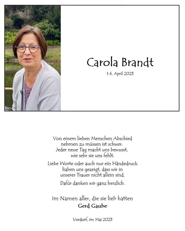 Carola Brandt