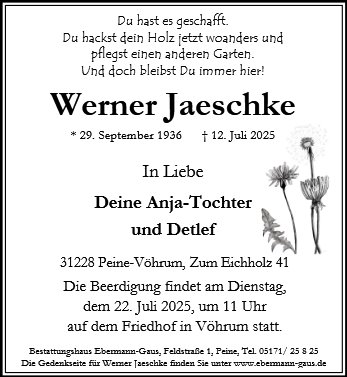 Werner Jaeschke