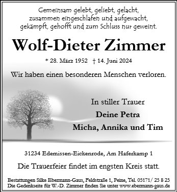 Wolf-Dieter Zimmer