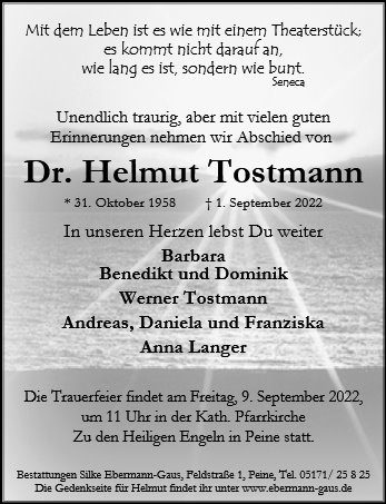 Helmut Tostmann