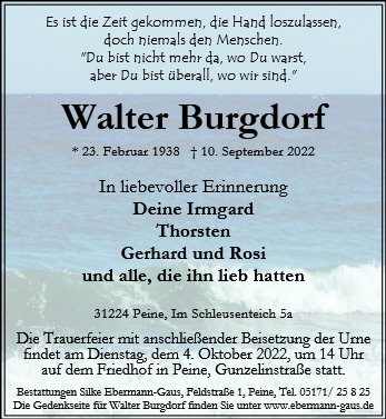 Walter Burgdorf