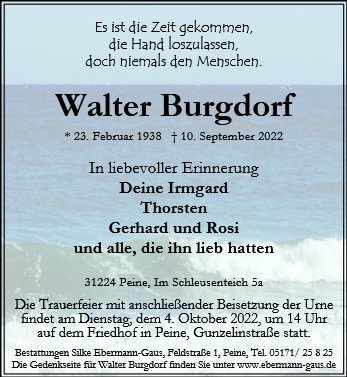 Walter Burgdorf
