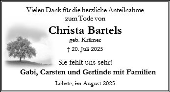 Christa Bartels