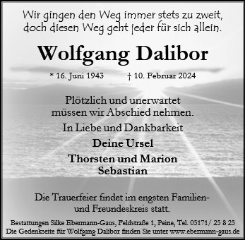Wolfgang Dalibor