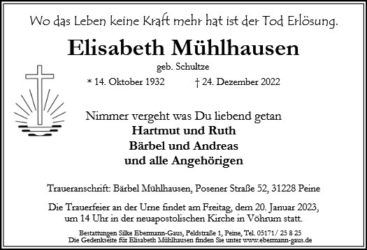 Elisabeth Mühlhausen
