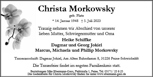 Christa Morkowsky