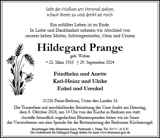 Hildegard Prange