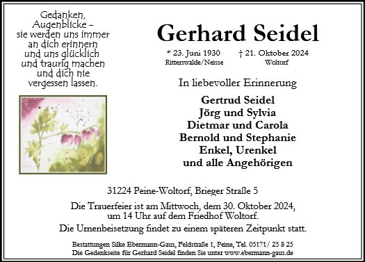 Gerhard Seidel