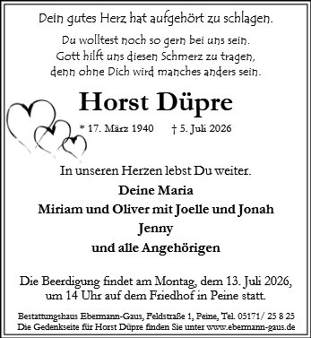 Horst Düpre