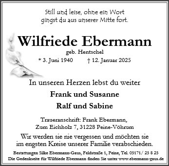 Wilfriede Ebermann