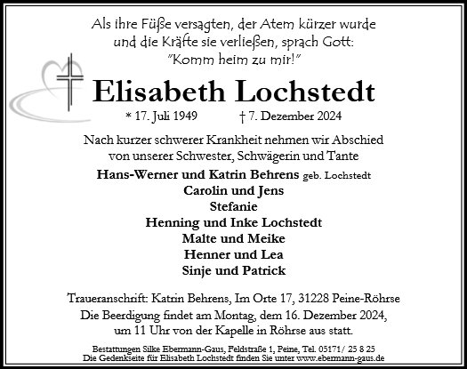 Elisabeth Lochstedt