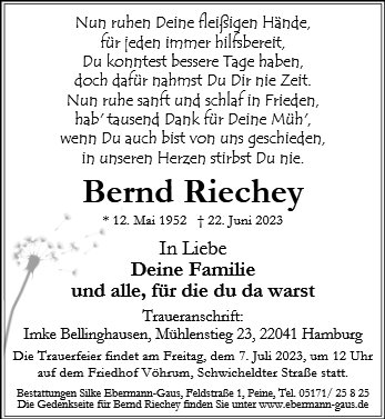 Bernd Riechey