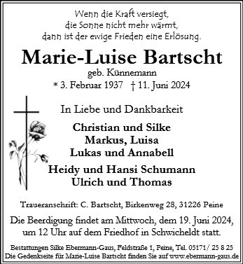 Marie-Luise Bartscht