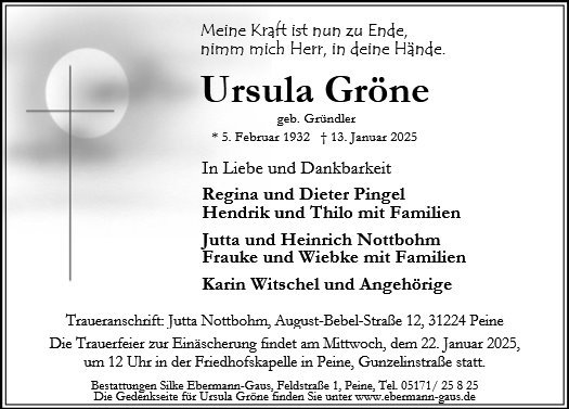 Ursula Gröne