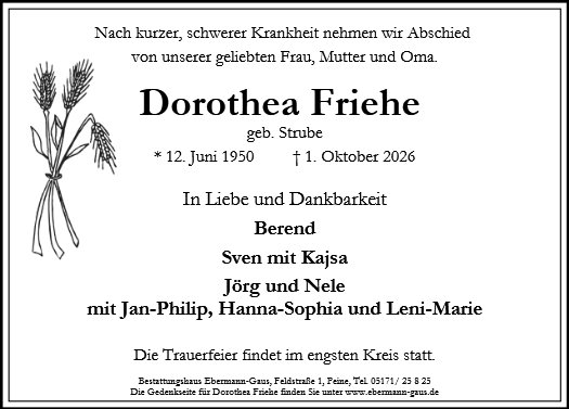 Dorothea Friehe